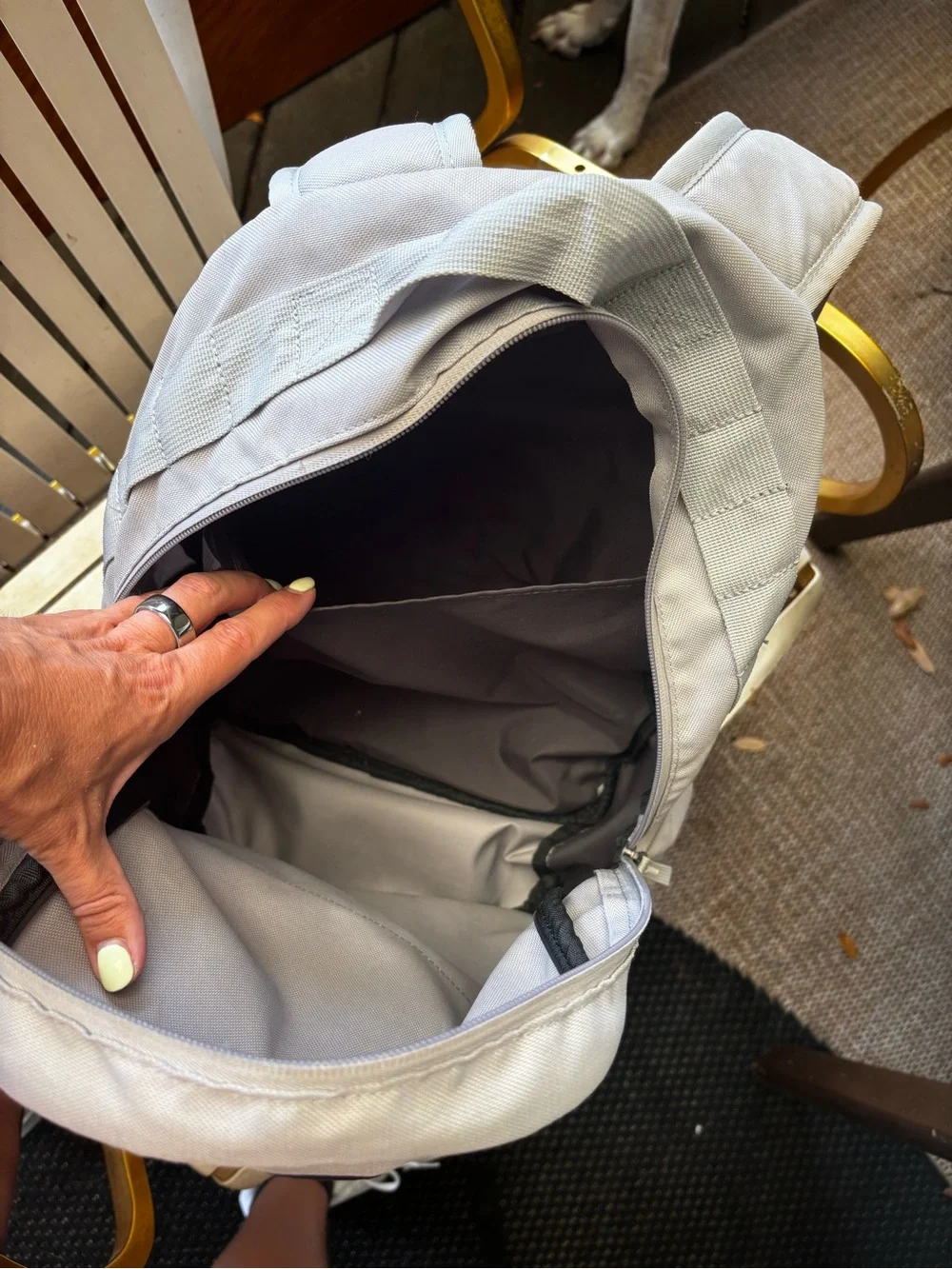 Nike SB Two-Tone Light and Dark Gray Backpack